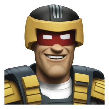 happy face, judge dredd sticker
