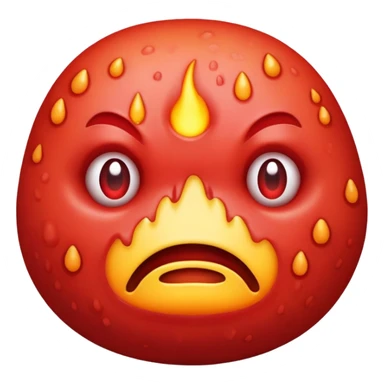 A big fat pimple sticker