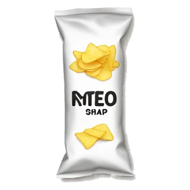 plain bag of chips sticker