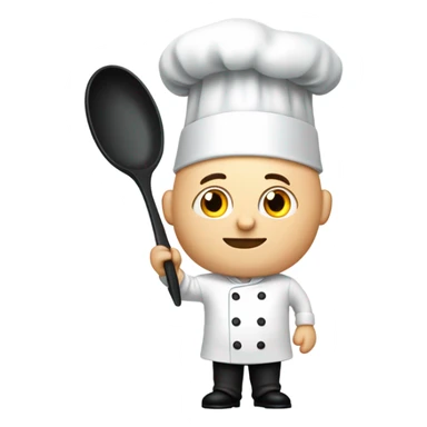 Bald chef sticker