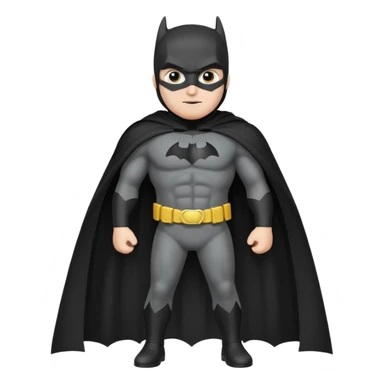 caucasian batman full body sticker