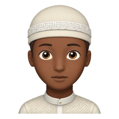 Muslim teenage boy sticker