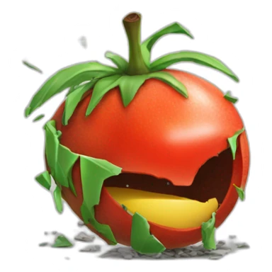 smashed tomator sticker
