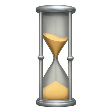 a long aluminum sand clock sticker