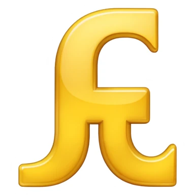 an emoji of letter f sticker