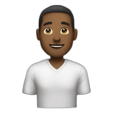 man behind the counter sticker