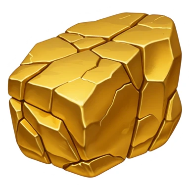 Gold nugget sticker