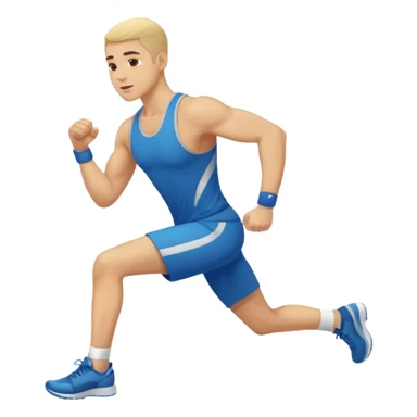 ligth man exercising sticker