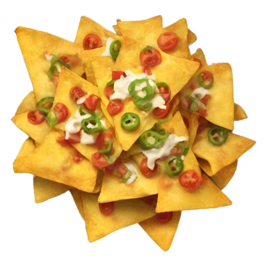 Plate of nachos sticker