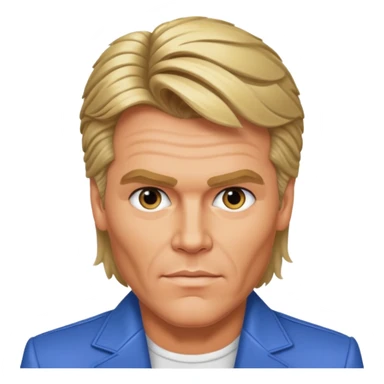 Dieter Bohlen, 80er Jahre, vokuhila sticker