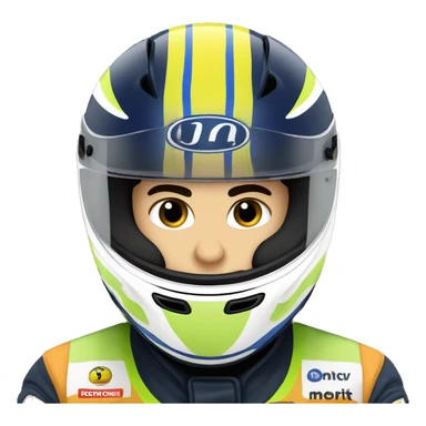 lando norris racing helmet sticker