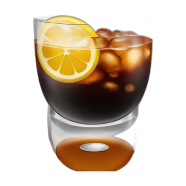 Black russian cocktail  sticker