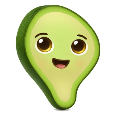 baby avocado  sticker