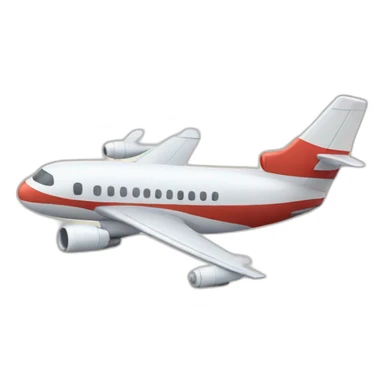 animated airplane flying sticker