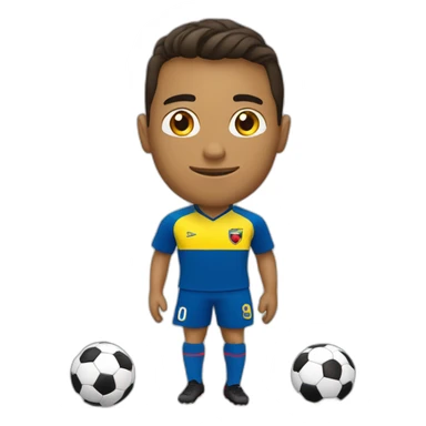 ecuador soccer player sticker