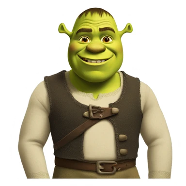 Shrek as an emoji sticker