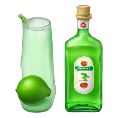 Aguardiente antioqueño de caja color verde  sticker
