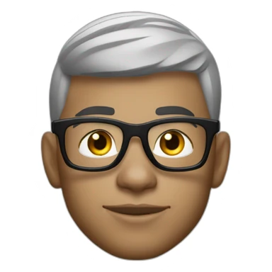 Killian Mbappé avec des lunettes de star sticker