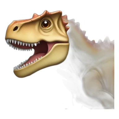 Elon musk faced dinosaur sticker
