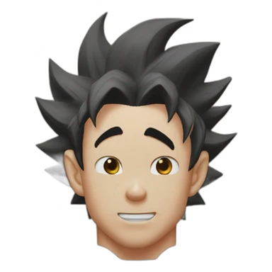 Goku from dragon ball z sticker