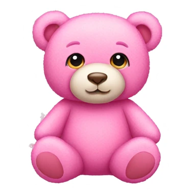 Pink teddy bears  sticker