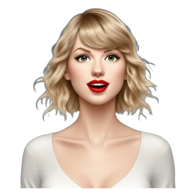 taylor-swift-selfie-milk-on-face-dripping sticker