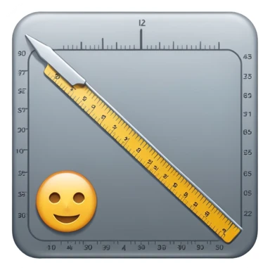 mac os icon crop ruler square  sticker