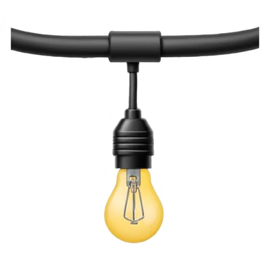 Hanging Light Cable sticker