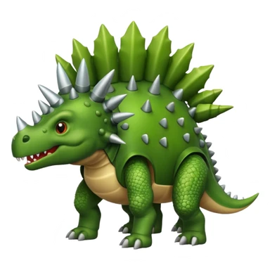 Stegosaurus dinosaur sticker