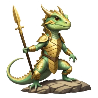 valorous Viking lizard in Valhalla, detailed armor, heroic pose, glowing sky sticker
