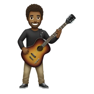 Zach Bryan with a guitar  sticker