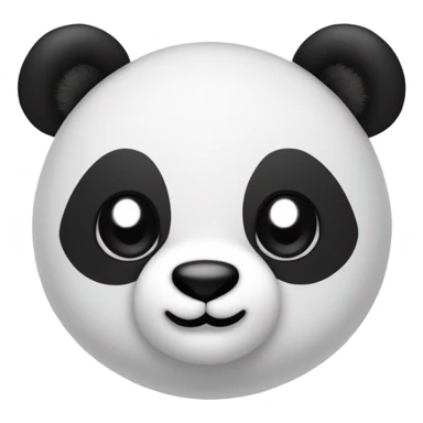 make me a cute panda stuff toy emoji sticker