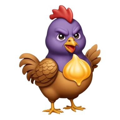 fart chicken I love legend Thanos sticker