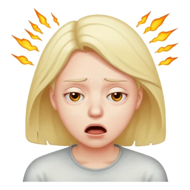 person suffocating itself sticker