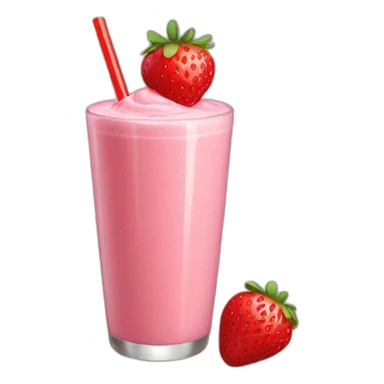 strawberry smoothie  sticker