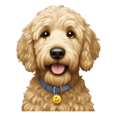 3 golden doodles sticker
