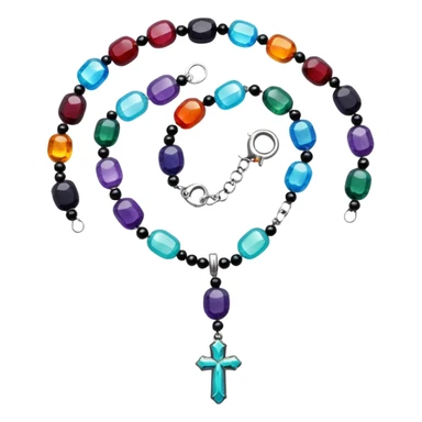 Gemstone prayer sticker