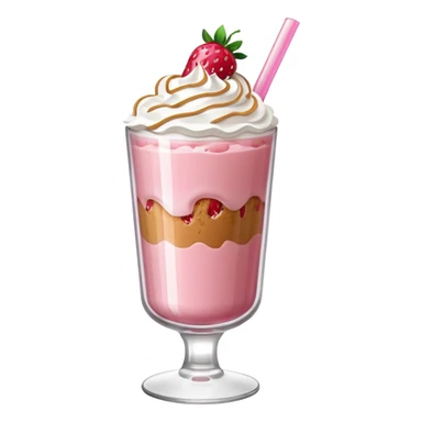 strawberry biscoff drink sticker