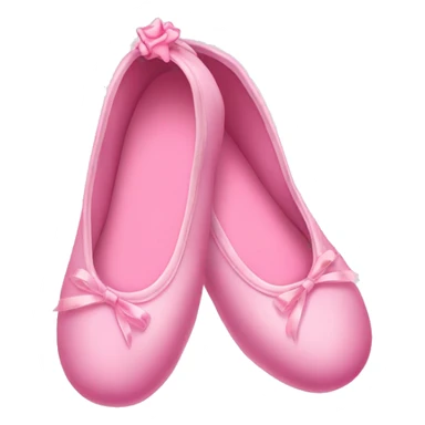 pink ballerina slippers  sticker