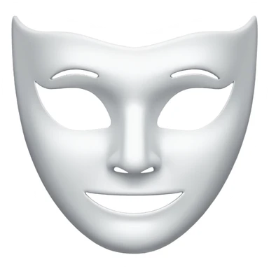 a white mask pack for face, without human's face sticker