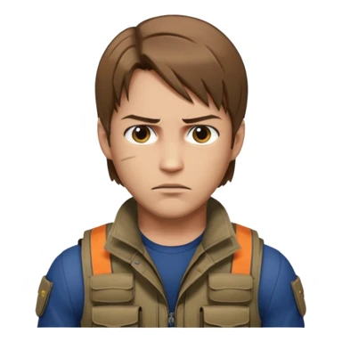 Leon Kennedy from resident evil 4 sticker
