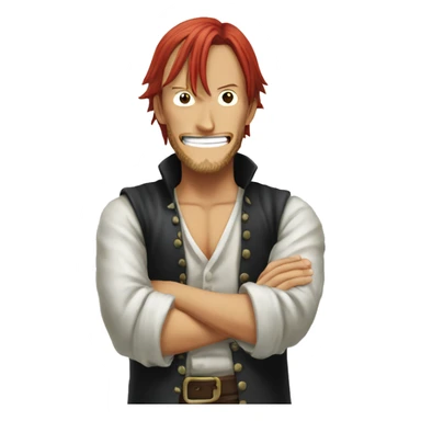 shanks one piece sticker