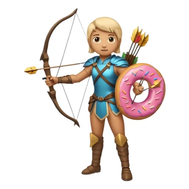 Donut Archer full body sticker