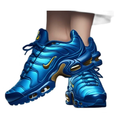 nike tn blue shine sticker