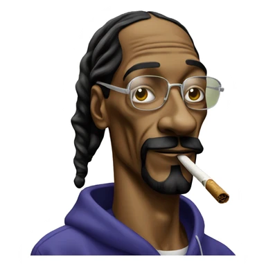 Snoop dogg with a blunt sticker