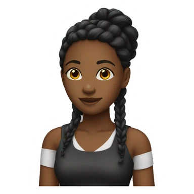 Jamaican girl sticker
