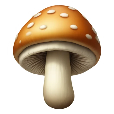 Mushroom smoking a cigarette sticker
