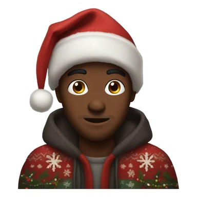 Dark cozy Christmas vibes  sticker