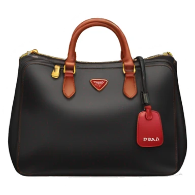 Prada bag sticker