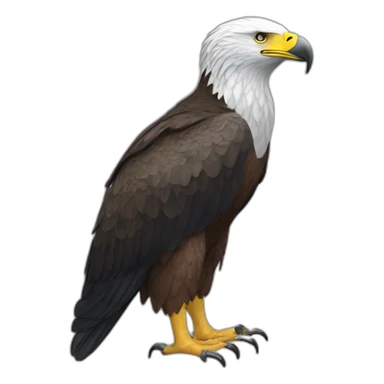 Steller Sea-Eagle Full Body sticker